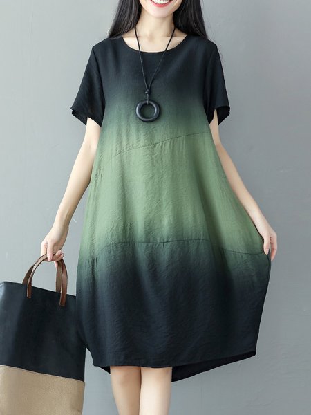 Casual Green Dress