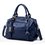Mult -slots Retro PU Leather Boston Handbag Crossbody Bags
