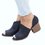 Large Size Peep Toe PU Zipper Pumps