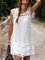 Shift Women Daily Short Sleeve Paneled Solid Summer Dress