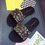 Woman Rhinestone Single Strap Flat Sandals