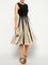 Black Swing Women Daytime Cotton-blend Sleeveless Paneled Prom Dress