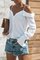 Sexy Off Shoulder Pure Color Long Sleeve Chiffon Strap Shirt