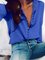 Long Sleeve Buttoned Shirt Collar Solid Shirts