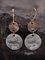 Womens Vintage Alloy Round Earrings