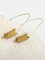Quartz Arrow Drop Earrings Hooks