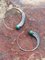 Women Alloy Hoop Dangle Stud Earrings