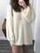 Casual Crew Neck Long Sleeve Solid Sweater