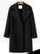Cotton Elegant Paneled Winter Wool Solid Coat