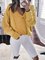 Acrylic Casual V neck Winter Knitted Cotton Sweater