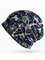 Womens Owl Pattern Slouchy Bonnet Caps Multi-function Double Layers Windproof Warm Scarves
