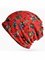 Womens Owl Pattern Slouchy Bonnet Caps Multi-function Double Layers Windproof Warm Scarves