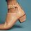 Women Plus Size Chunky Heel Booties Daily Zipper Boots