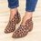Women Deep V Sexy Booties Casual Comfort Plus Size Zipper Shoes