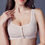 Cotton Button Fly Wireless Bras