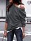 Long Sleeve Solid Casual T-Shirts