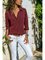 9 Kinds of Pure Color Plus Size Casual Buttoned Shirts