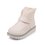 Women's Pu Magic Tape Boots