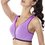 JustFashionNow Wireless Front Zipper Shockproof Sweat Absorb Yoga Sports Bras