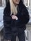 Cozy Solid Faux Suede Hoodie Long Sleeve Warm Coats for Women