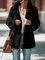 Fleece Cozy Long Sleeve Vintage Shawl Collar Cashmere Teddy Bear Coats