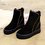 Flat Heel Casual Round Toe Suede Boots