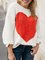 Cotton-Blend Sweet Crew Neck Sweaters