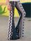 3 Colors Boho Bell Leg Bottoms Natural Paneled Loose Pants Trousers