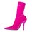 Pu Date Stiletto Heel Pointed Toe Boots