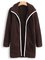 Cashmere Shawl Collar Solid Long Sleeve Teddy Bear Coats