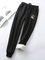 4 colors Plus Size Velvet Lace Up Cotton Casual Solid Sport Pants
