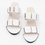 Paillette Women Chunky Heel Pumps Slip On Shoes