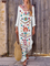 Long Sleeve Boho Sweet Floral Vacation Maxi Dresses