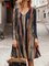 Red Women Spring Dresses A-Line Daily Vintage Printed Dresses