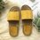 Women Holiday Casual Comfy Straw Slippers