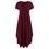 Women Pockets Slit V Neck A-line Casual Maxi Dress