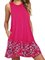 Crew Neck Women Summer Dresses Shift Casual Cotton-Blend Dresses