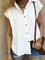 Summer Casual Linen Plain Blouses