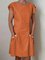 Summer Pockets Buttoned-decor Shift Linen Dresses
