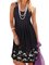 Beach Floral-Print Dresses Crew Neck Women Shift Dresses