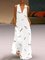 V Neck White Women Dresses Shift Daily Vintage Dresses