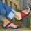 Slip On Open Toe Flat Heel Sandals
