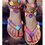 Bohemian Chic Flat Sandals Zipper Bottomed Flowers Sweet Handmade Sandals in Brown