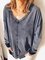 Women V NECK T-SHIRT Top Tunic