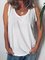 Summer Crew Neck Casual Tanks