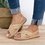Weaving Espadrille Sandals Elastic Band Slip-On Sandals