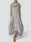 Women Summer Dresses Cocoon Daily Paneled Solid Dresses