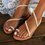 Women Boho Handmade Pearl Beach Sandals Bridal Shoes