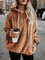 Autumn Winter Fleece Long-sleeved Solid Color Hoodies And Sweatshirts