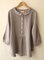 Buttoned Solid Peter Pan Collar Long Sleeve Sweet Blouses